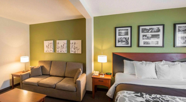 Двухместный люкс Sleep Inn & Suites Princeton I-77