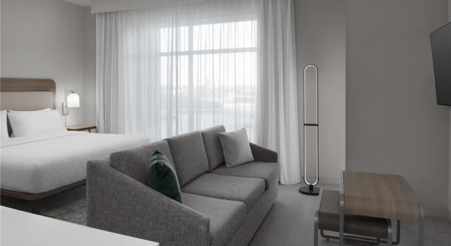 Люкс с видом на воду Homewood Suites By Hilton Columbia Downtown