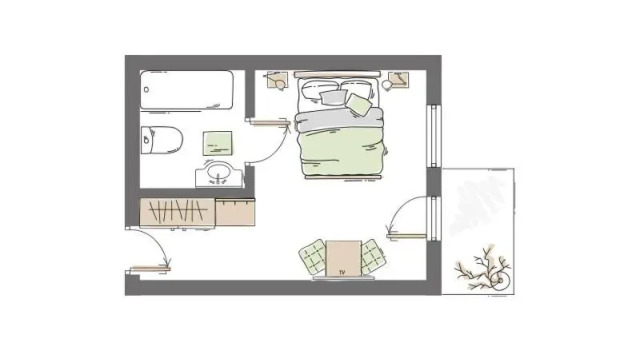 Двухместный номер Standard Haus Christophorus