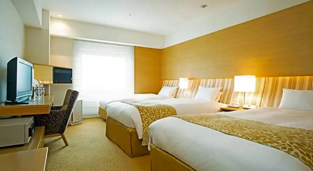 Трёхместный номер Business Class Hotel Nikko Kansai Airport - 3 mins walk to the airport