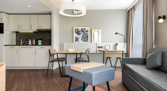 Апартаменты c 1 комнатой Aparthotel Adagio Paris Suresnes Longchamp