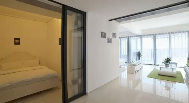 Семейный люкс Deluxe с 2 комнатами с видом на море Beihai Letu Haiju Vacation Apartment
