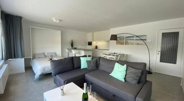 Residentie Duinenzucht - Appartement Laure I Studio Lynne, Rezerwuj Apartament Hotele w Bruksela z parkingiem, Parking