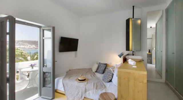 Двухместный номер Deluxe с видом на море Dreambox Mykonos Suites and Mini Villas