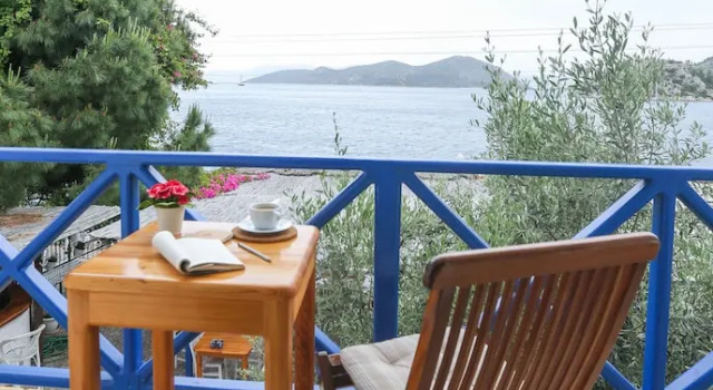 Двухместный номер Standard с балконом и с видом на море Melek Hotels Bozburun