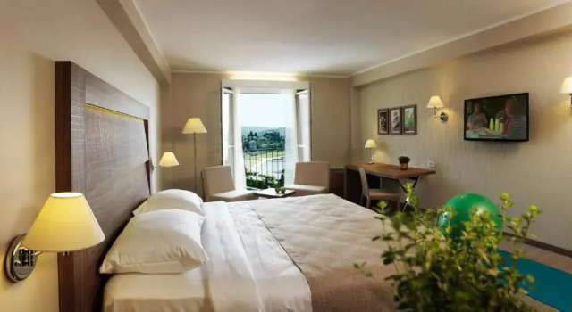 Двухместный номер с балконом и с видом на море Wellness Hotel Apollo   Terme & Wellness LifeClass