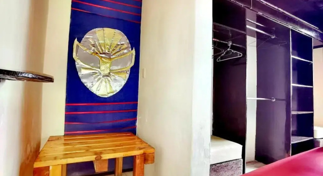 Кровать в общем номере The Roof Backpackers
