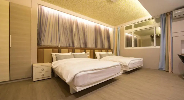 Четырёхместный номер Standard с видом на море 綠島海灣會館Bay Resort