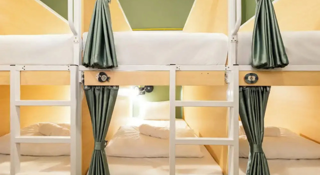Кровать в общем номере Sweett Lemon Hostel