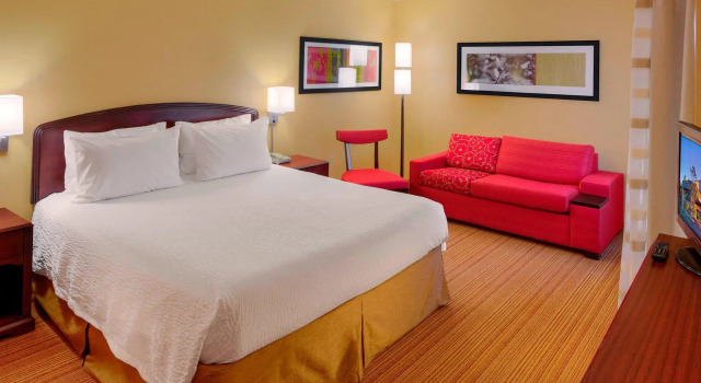 Двухместный люкс c 1 комнатой с видом на внутренний двор Courtyard by Marriott San Diego Carlsbad