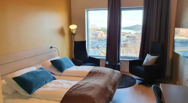 Standard- dobbelt værelse Hjorten Hotell Hitra