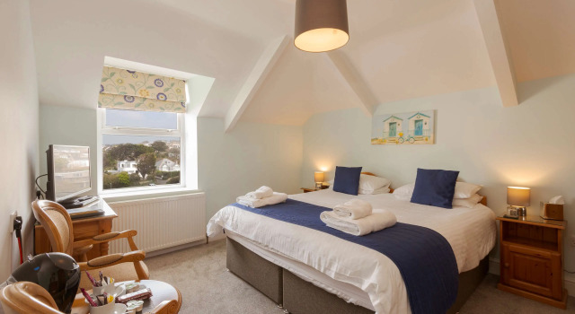 Двухместный номер Standard с видом на море Sure Hotel Collection by Best Western Porth Veor Manor Hotel