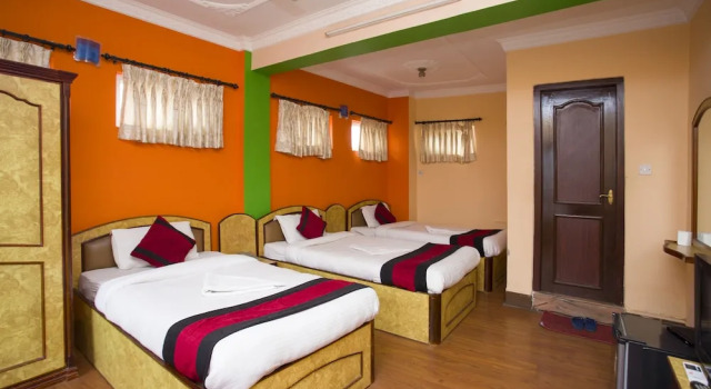 Трёхместный номер Deluxe Hotel Happy Home or Mudkhu Durbar