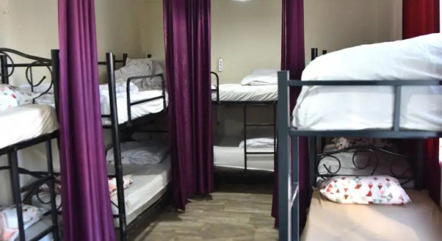Кровать в общем номере Nostalji Hostel