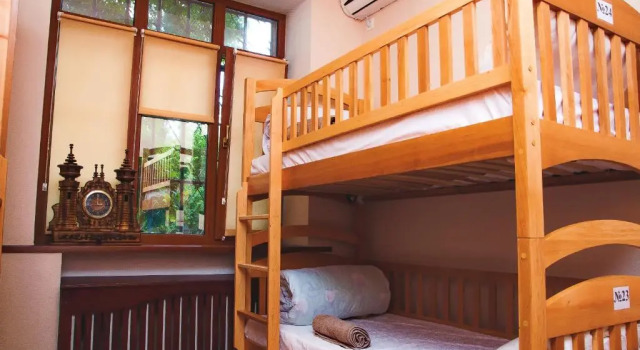 Bett im Wohnheim (Frauenwohnheim) Globus Hostel