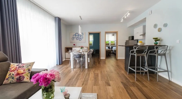 Апартаменты с балконом Apartamenty Pod Brzozami Dwie Sosny