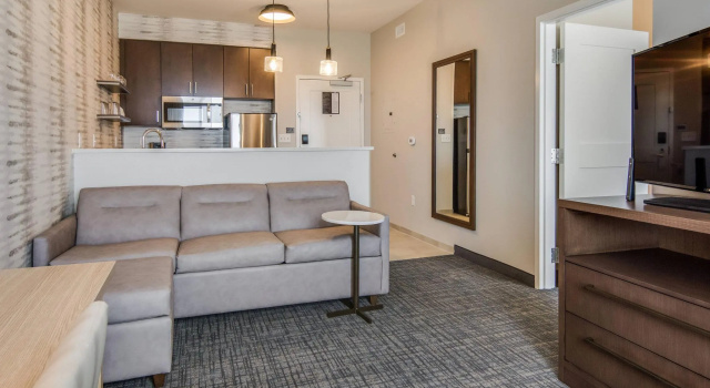 Двухместный люкс c 1 комнатой с видом на город Residence Inn by Marriott Dallas DFW Airport West/Bedford