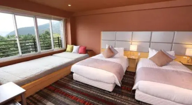 Номер Standard с видом на окрестности Hakone Yuyado Zen