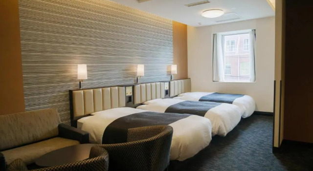 Трёхместный номер Standard APA Hotel Miyazaki Nobeoka Chuo