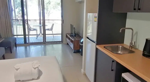 Студия с балконом и рядом с пляжем NRMA Agnes Water Holiday Park