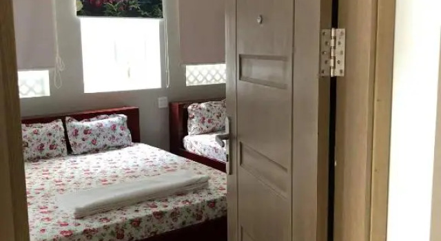 Кровать в общем номере Minh Trang Motel