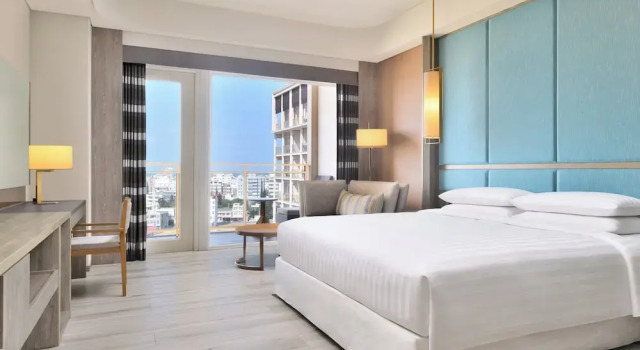 Двухместный номер Deluxe с балконом и с видом на город Four Points By Sheraton Penghu