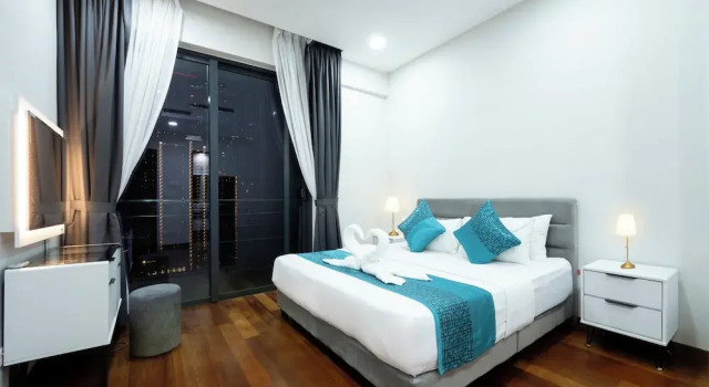 Апартаменты Luxury c 1 комнатой с балконом Harmony Luxury Suites At TM Persiaran Stonor KLCC