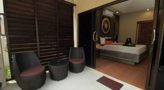 Номер Standard с красивым видом из окна Baan Sawan Samui Resort