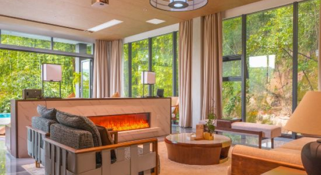 Двухместный люкс Deluxe с видом на бассейн Qing XIA Shan Ju Resort Hotel