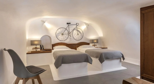 Вилла с балконом и с видом на море 180° Caldera by Stylish Stays