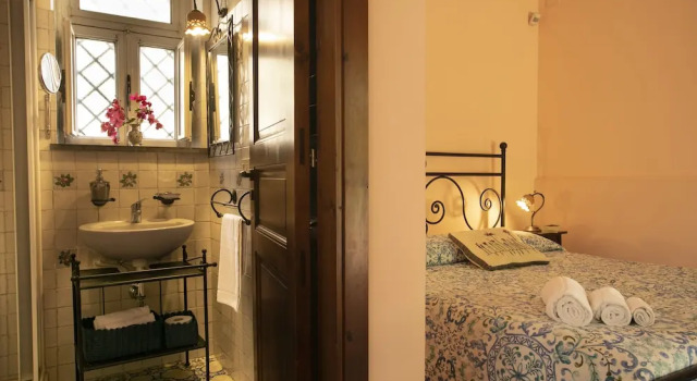 Трёхместный семейный номер Standard с видом на сад Agriturismo San Leonardello