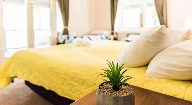 Кровать в общем номере The Retreat Port Stephens