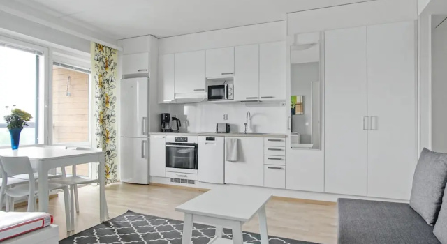 Апартаменты c 1 комнатой с балконом Kotimaailma Apartments Oulu