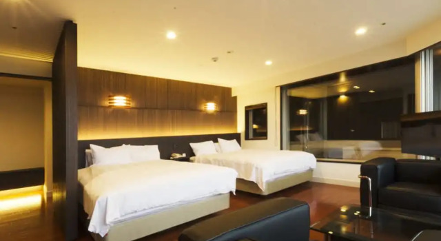Номер Deluxe с балконом Kannawa Onsen Hotel Sansuikan