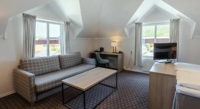 Номер Deluxe Fru Haugans Hotel