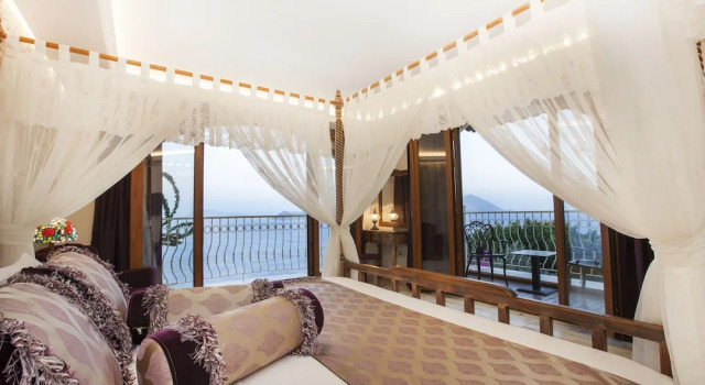 Номер Deluxe с балконом и с видом на море Hotel Marsala