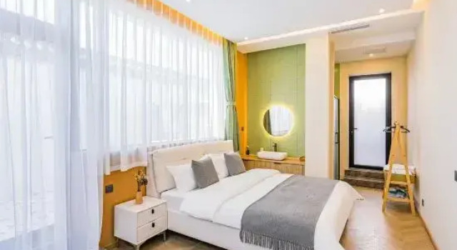Семейный люкс с 3 комнатами Badaling Great Wall Mingshe Homestay