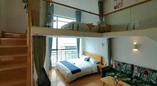 Кровать в общем номере Yangzhou dongguanjieTaogongguan Homestay
