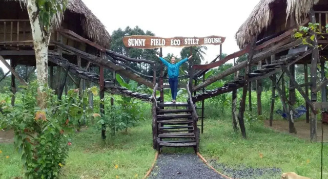 Номер Standard Sunny Field Eco Stilt House