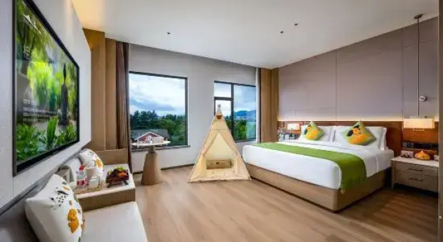 Семейный тент Healing Mind Dianyu Yunjing International Resort Hotel Kunming Dianchi Grand View Park Fuhai Metro Station Branch