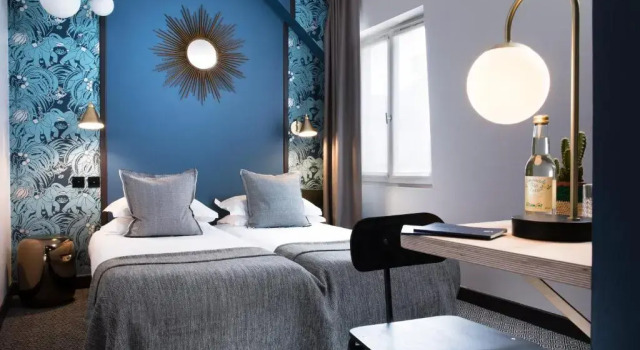 Трёхместный номер Standard Hotel Paris Lafayette