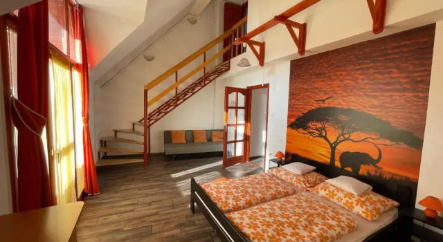 Апартаменты с 2 комнатами с балконом Hellasz Apartman