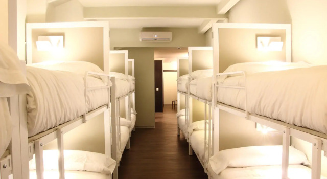 Кровать в общем номере Poshtel Bilbao - Premium Hostel