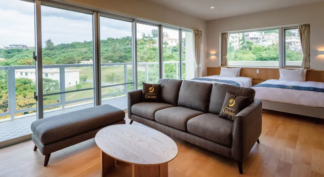 Люкс Premier с балконом Private Condo Chatan Jagaru by Coldio Premium