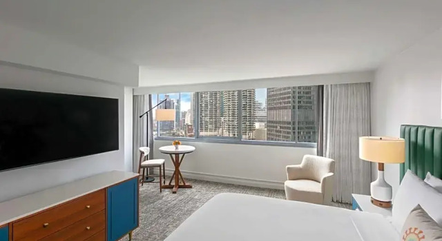 Двухместный номер с видом на город The Royal Sonesta Chicago Downtown