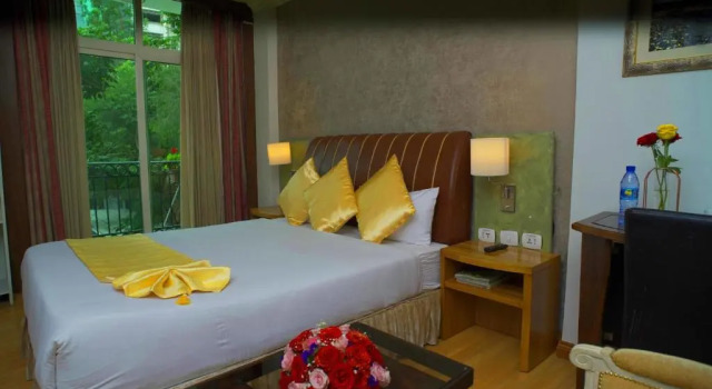Одноместный номер Standard с видом на бассейн Bonanza Addis Hotel