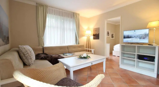 Haus am Park Wohnung Nr4, Забронировать Апартаменты/квартира Апартаменты Спикероог, рядом с Гавань Шпикерог, Апартаменты/квартира