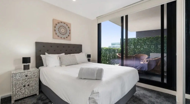 Апартаменты Superior с 2 комнатами с балконом Melbourne City Apartments - Teri