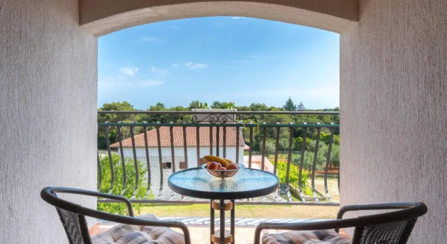 Апартаменты c 1 комнатой с балконом и с видом на море Apartments Villa Tre Marie