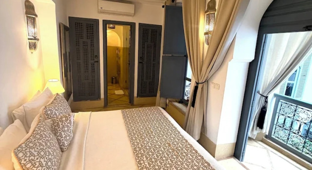 Camera doppia Deluxe con balcone Riad Adore